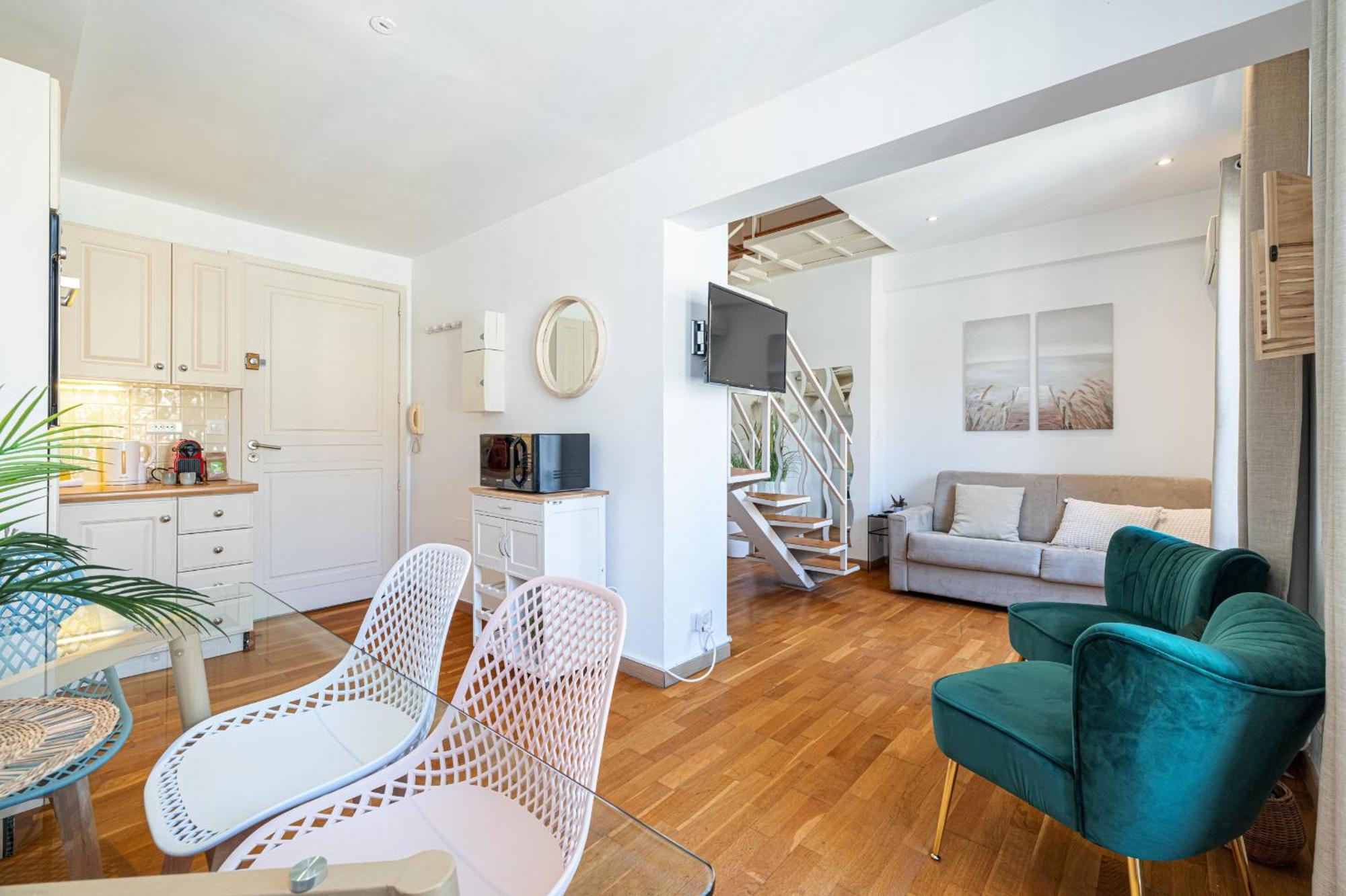 Massena Street - 1 Bdr Duplex With Ac & Parking Apartment นีซ ภายนอก รูปภาพ