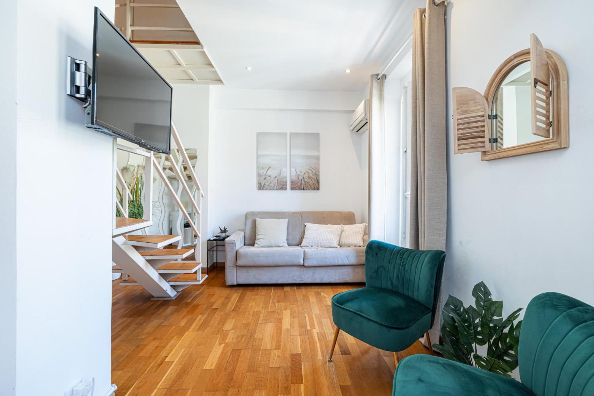 Massena Street - 1 Bdr Duplex With Ac & Parking Apartment นีซ ภายนอก รูปภาพ